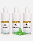 Fullspektrum CBD-olje 10% Mynte – 3 flasker