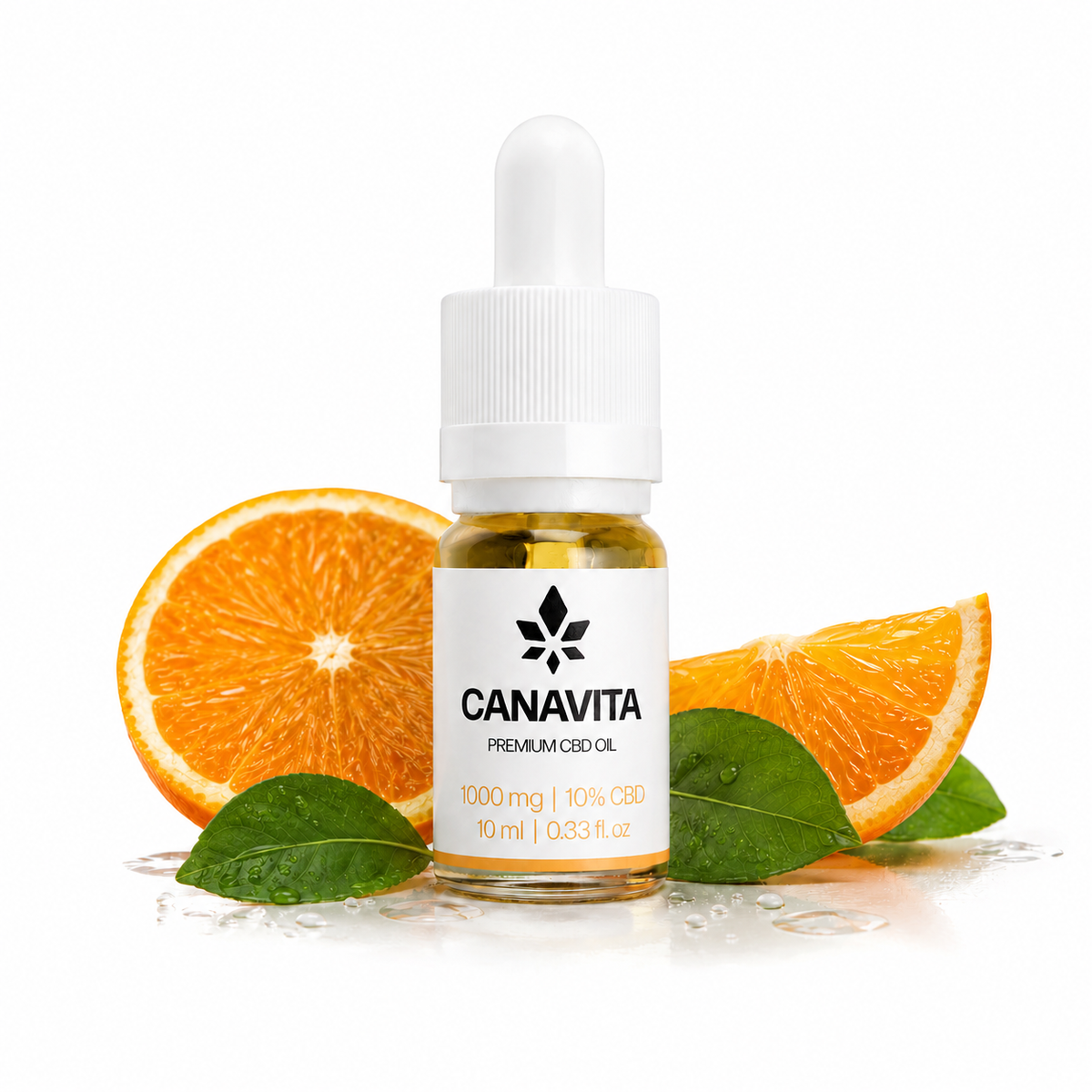 Fullspektrum premium CBD-olje 10%
