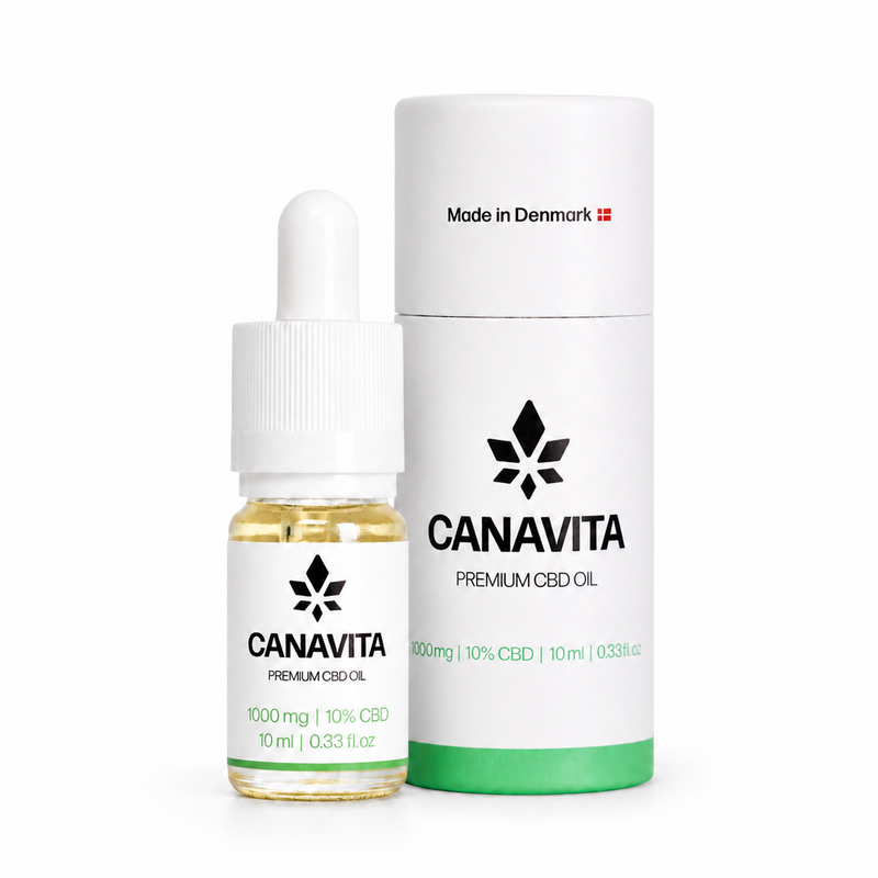 Fullspektrum premium CBD-olje 10%