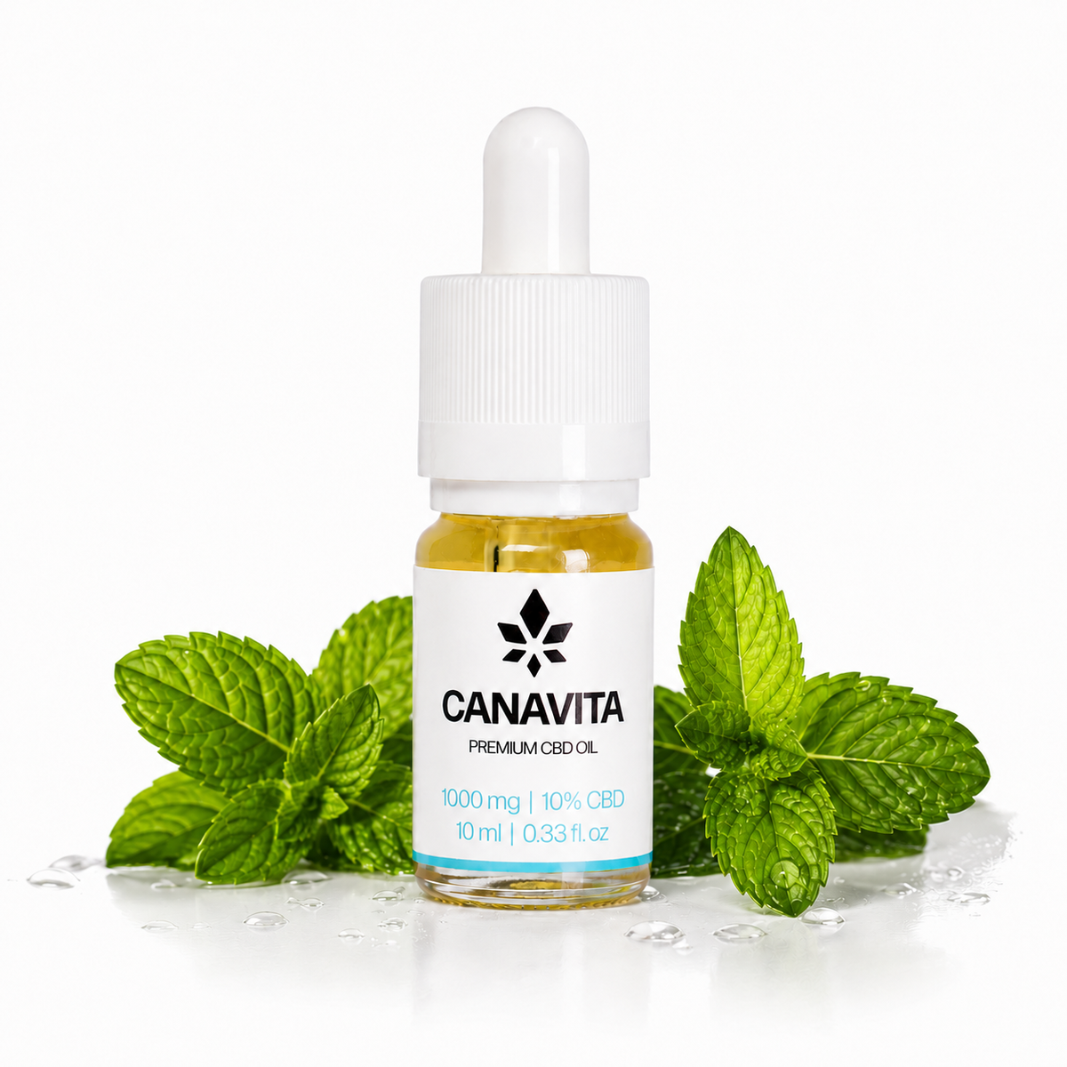 Fullspektrum premium CBD-olje 10%