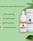 Fullspektrum Premium CBD-olje 20%
