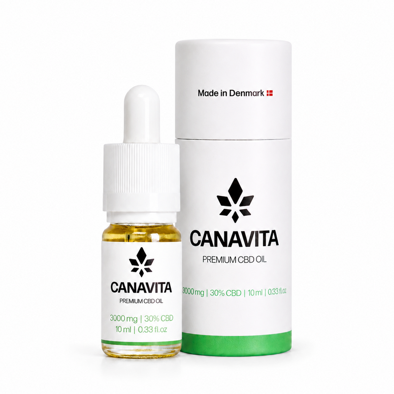 Fullspektrum premium CBD-olje 30%