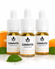 Fullspektrum premium CBD-olje 10% – 3 flasker