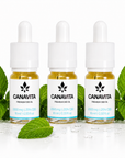 Fullspektrum CBD-olje 20% Mynte – 3 flasker