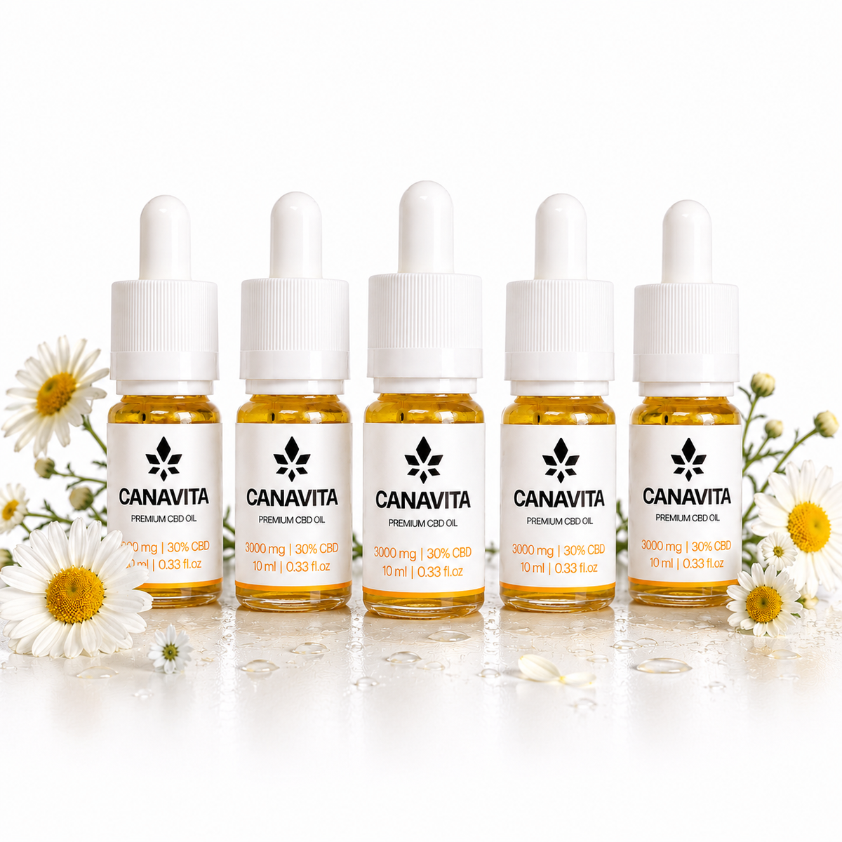 5-pakning 30% CBD-olje – SPAR 50%