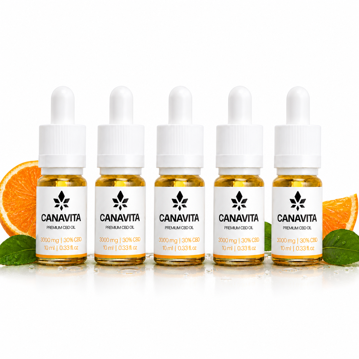 5-pakning 30% CBD-olje – SPAR 50%