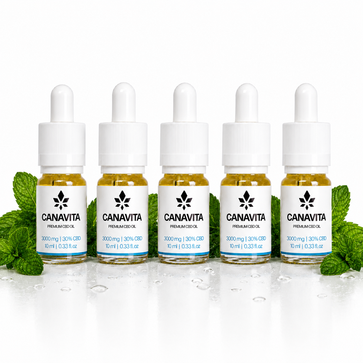 5-pakning 30% CBD-olje – SPAR 50%