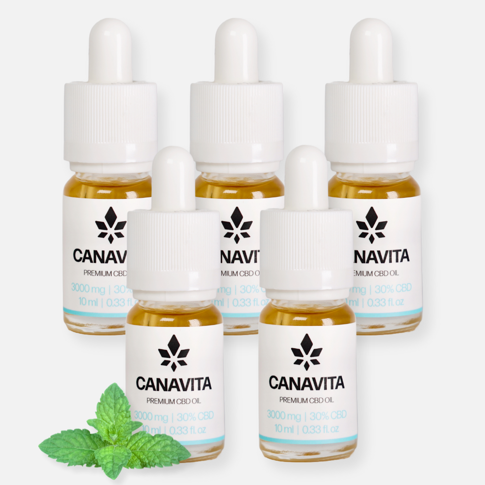 5-pakning 30% CBD-olje – SPAR 50%