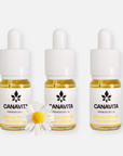 Fullspektrum CBD-olje 20% Kamille – 3 flasker