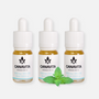 Fullspektrum CBD-olje 10% Mynte – 3 flasker