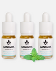 Fullspektrum CBD-olje 20% Mynte – 3 flasker